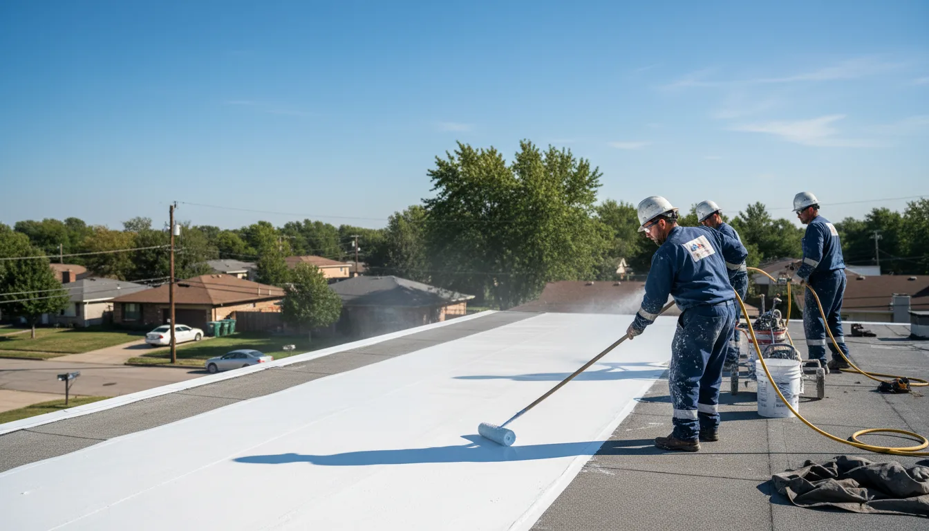Commercial roof coating in Bagdad, FL near me